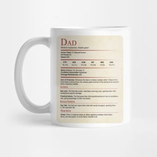 D&D Dad Statblock Mug